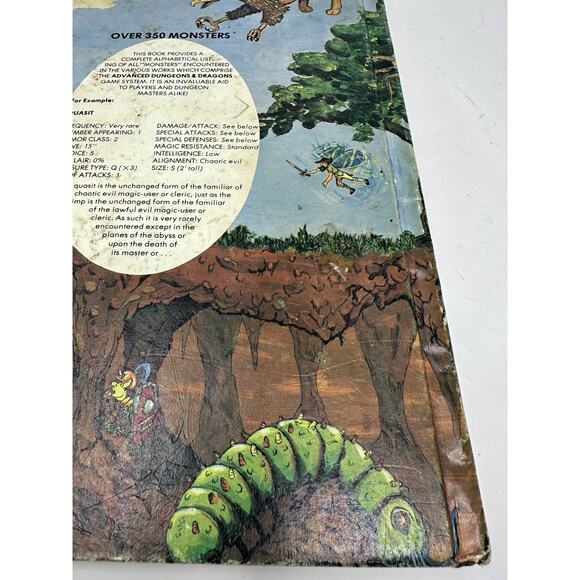 Advanced Dungeons & Dragons MONSTER MANUAL 1978 3rd Edition TSR #2009 RPG AD&D - Picture 13 of 16